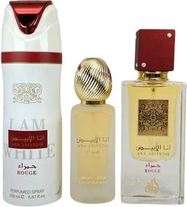 Gift Set Lattafa Ana Abiyedh Rouge