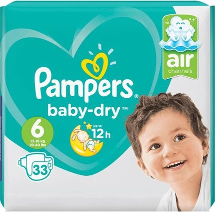 Pampers Baby Dry tagliklari