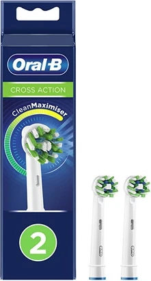 Replacement Brush Heads Oral-B Clean Maxi Misa Crossaction Technology