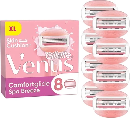 Gillette Venus Comfortglide Spa Breeze ustara tig'lari
