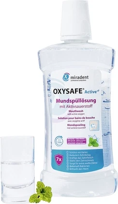 Mouthwash Miradent Oxysafe Active +F