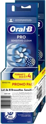 Oral-B PRO Sensitive Clean almashtiriladigan cho'tka kallaklari